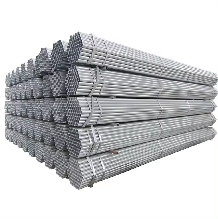 Galvanized steel pipe Scaffolding round Hot dipped steel pipe for building ASTM pre galvanized pipe
